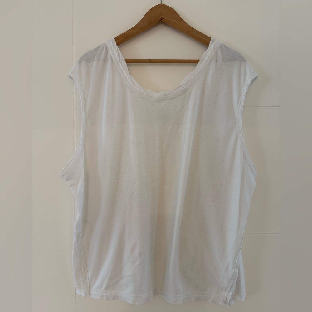 We The Free White Sleeveless Tee